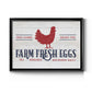 Farm Fresh Eggs Premium Classic Framed Canvas - Ready to Hang