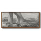 Richmond from the James - Floater Framed Canvas Print