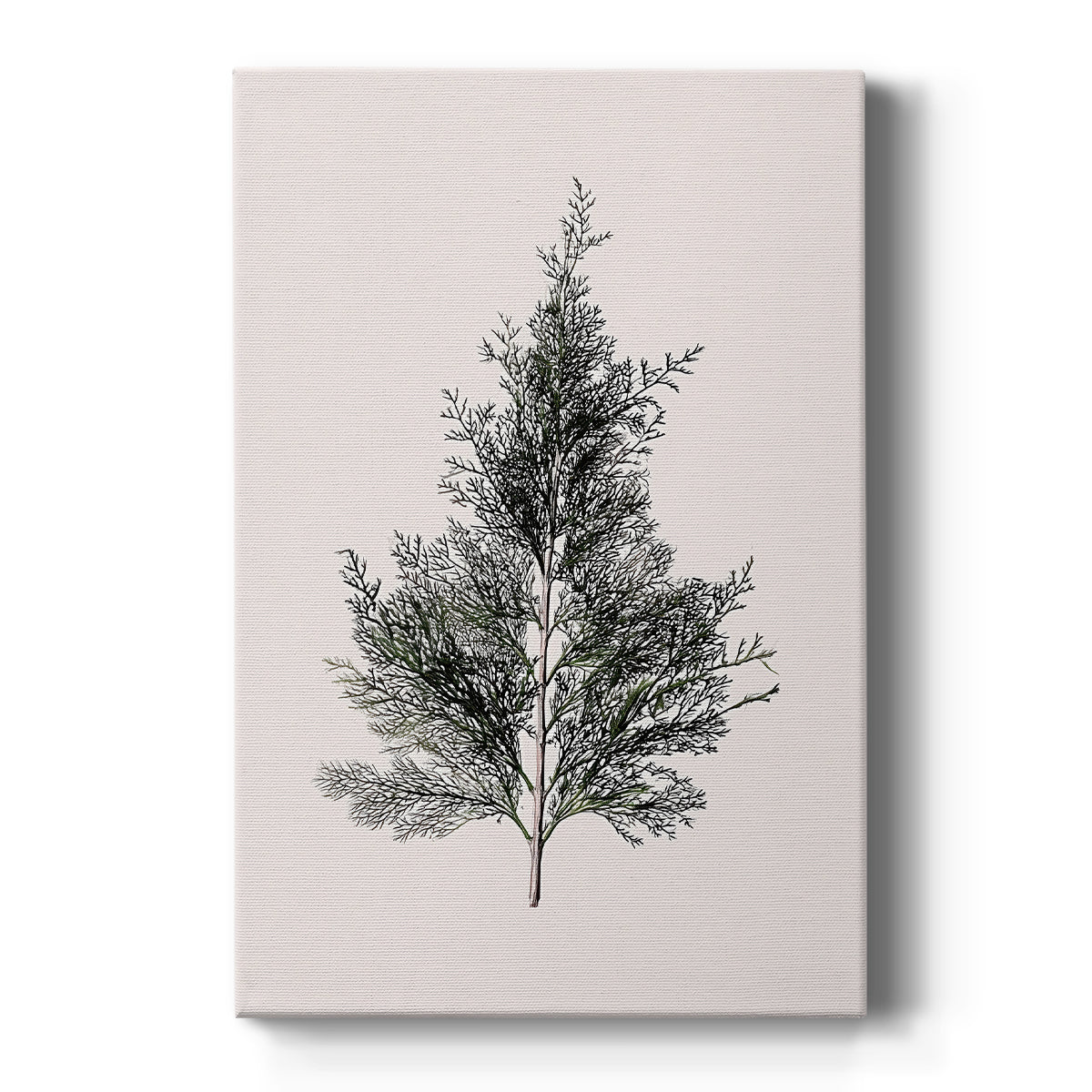 Frostlit Lantern Chapel - Canvas Art Print