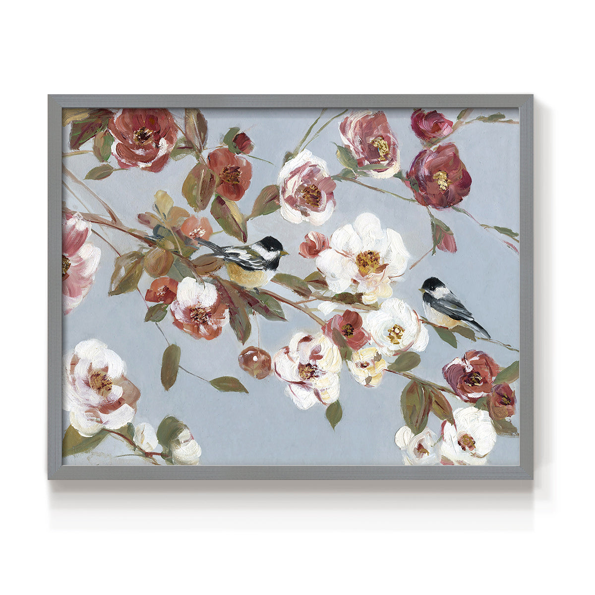 44432,artwork,flowers,songbirds,blooming,pastel colors,nature,painting,tranquility,floral,decor,home,birds,soft tones,wall art,still life,elegance,design,garden,wildlife,peace,beauty,colorful,composition,branches,brushwork,canvas,contemporary,aesthetic,visual,spring,serene,charm,details,flora,fauna,modern,interior design,color palette,harmony,inspiration,Re-stickable,Plants & Flowers