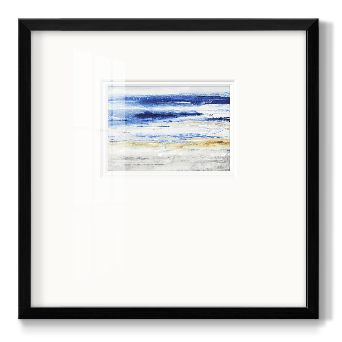 Choppy Seas I Premium Framed Print Double Matboard