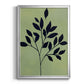 Earthly Botanical I - Modern Framed Canvas Print