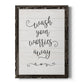 Wash Worries - Premium Canvas Framed in Barnwood - Ready to Hang