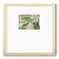 Sunny Side of the Street - Double Matboard Framed Print