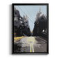 The Road Less Traveled - Modern Framed Canvas Print