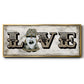 Winter Wonderland Friend Love - Floater Framed Canvas Print