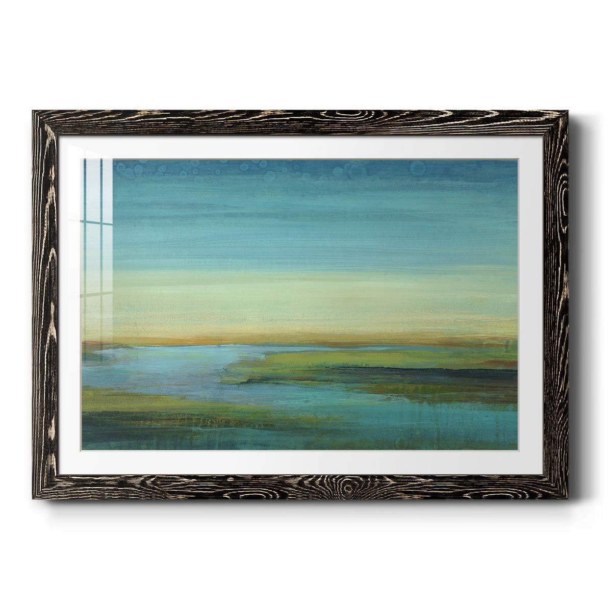 The Flow - Barnwood Framed Art Print
