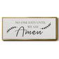Say Amen - Floater Framed Canvas Print
