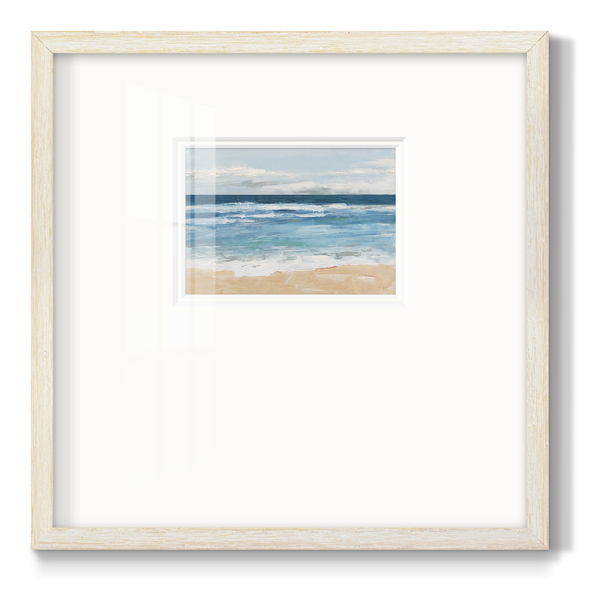 Ocean Waves II Premium Framed Print Double Matboard