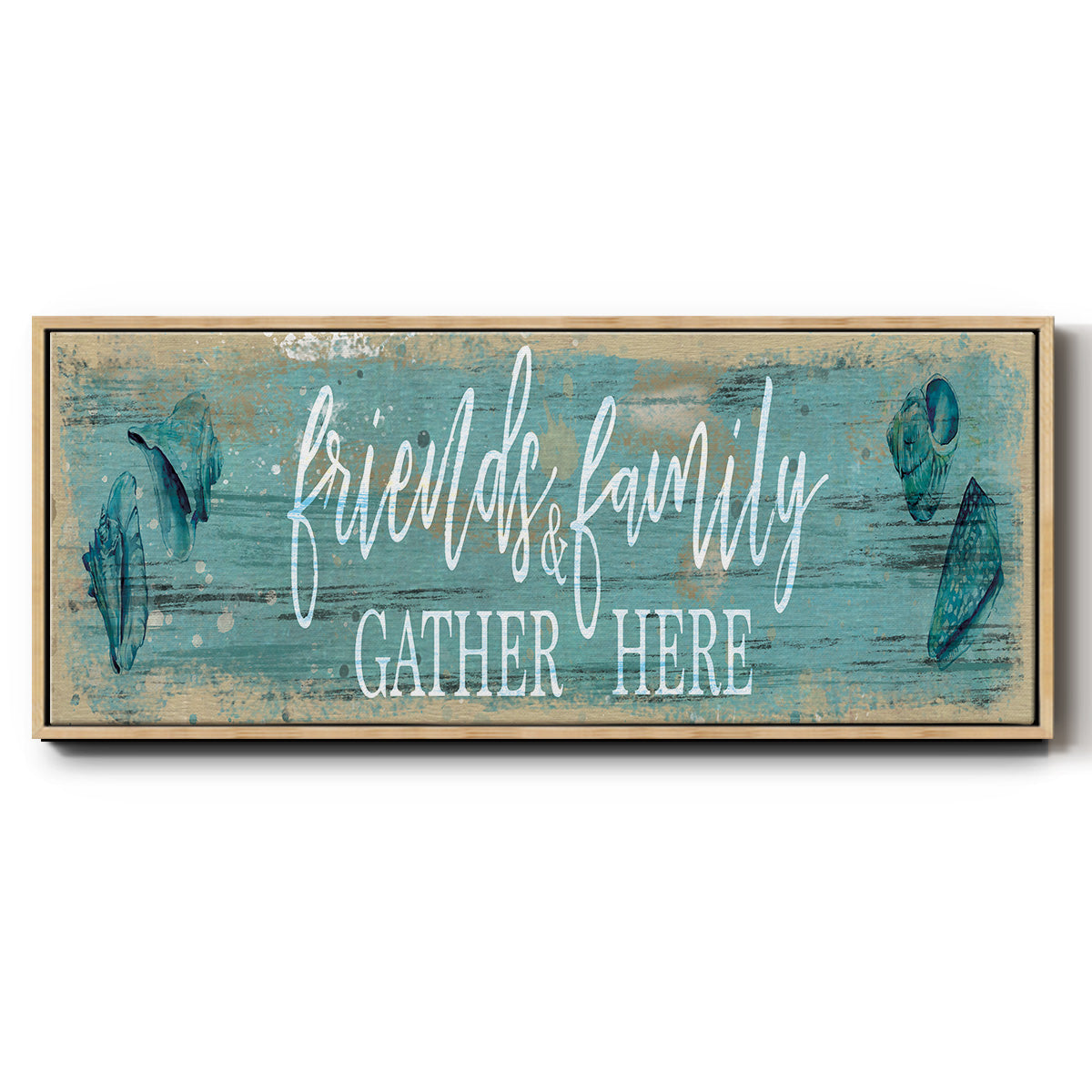 Friends and Family - Floater Framed Canvas Print