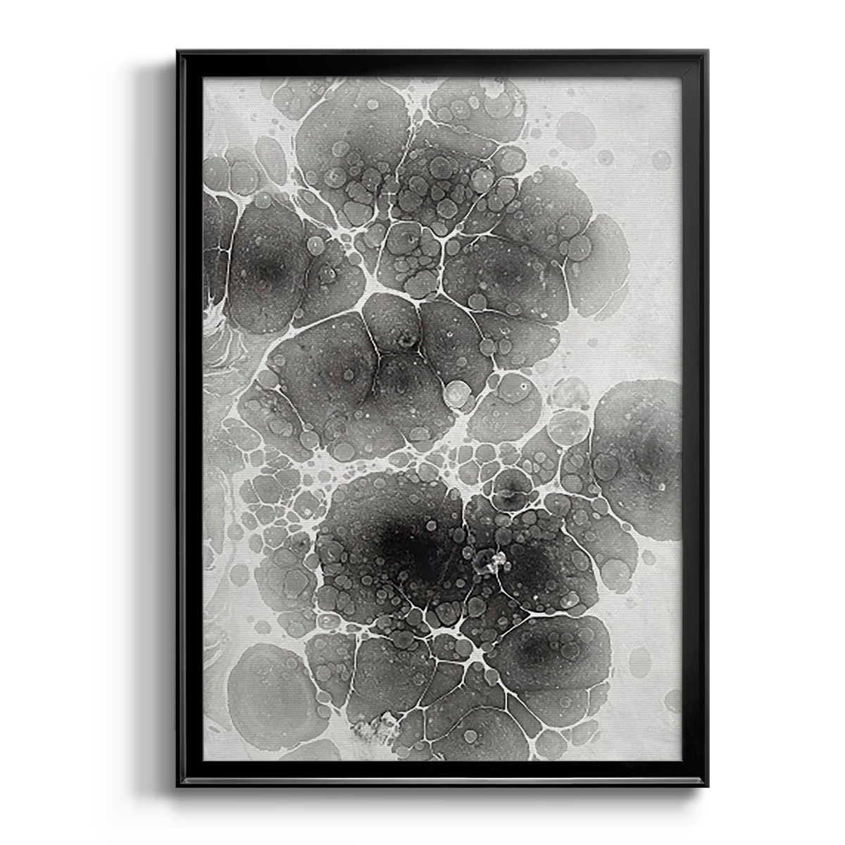 Marbling II - Modern Framed Canvas Print