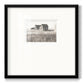 Neutral Barn - Double Matboard Framed Print