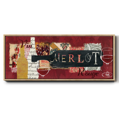 Merlot - Floater Framed Canvas Print
