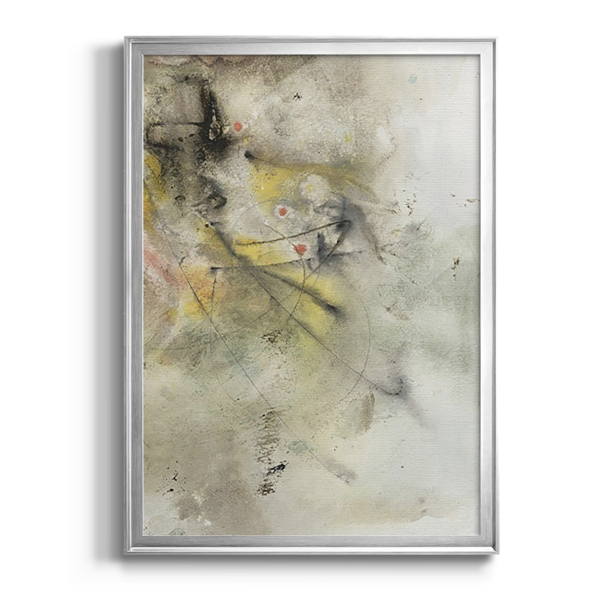 Soft Inspiration II - Modern Framed Canvas Print