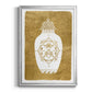 Golden Urn I - Modern Framed Canvas Print