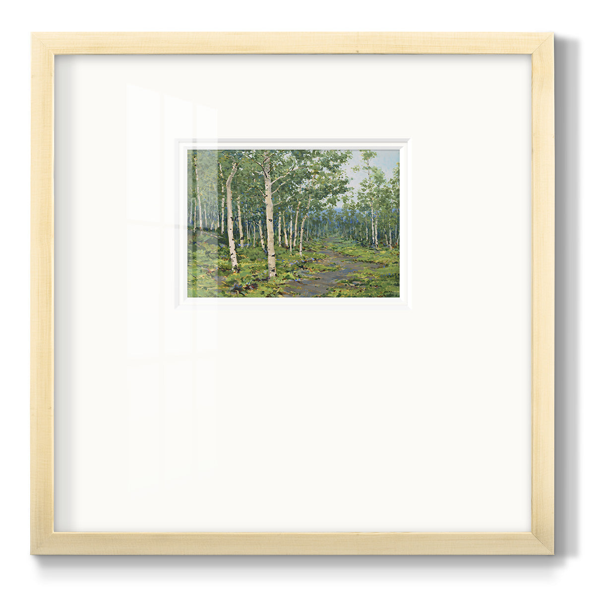 In the Forest - Double Matboard Framed Print