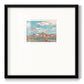 Pastel Western Vista II - Double Matboard Framed Print