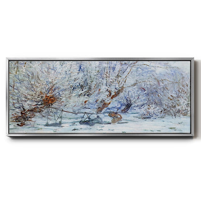The Frost, 1885 - Floater Framed Canvas Print
