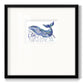 Whale Love I - Double Matboard Framed Print