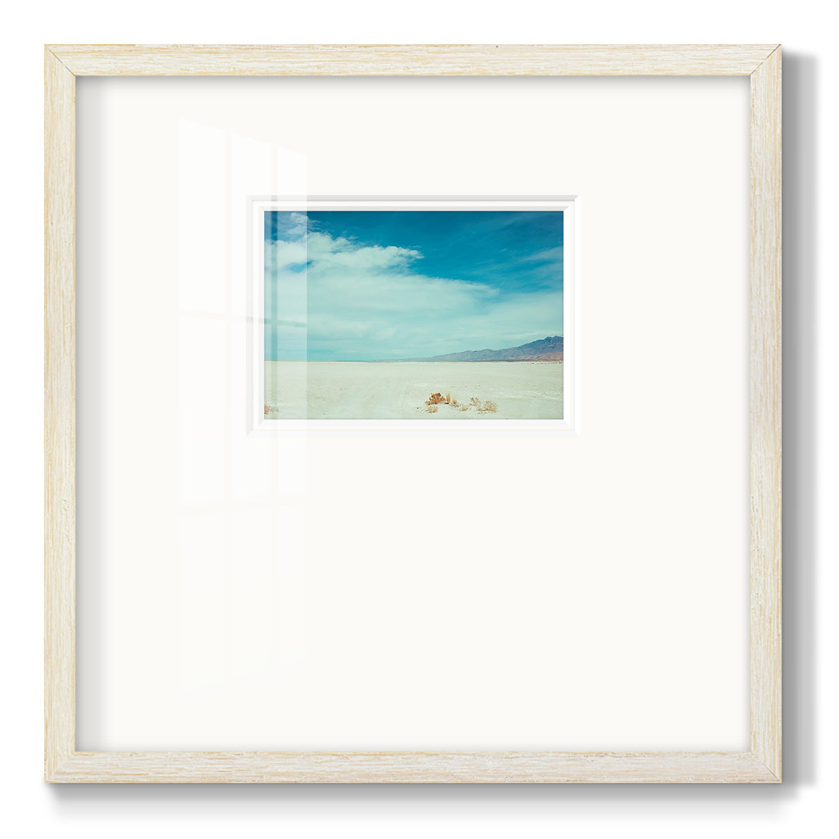 Salt Flat Walk I Premium Framed Print Double Matboard