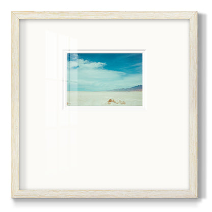 Salt Flat Walk I - Double Matboard Framed Print