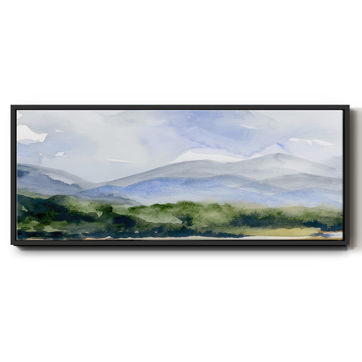 Blue Ridge II - Floater Framed Canvas Print