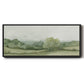 Vintage Landscape Sketch II - Floater Framed Canvas Print