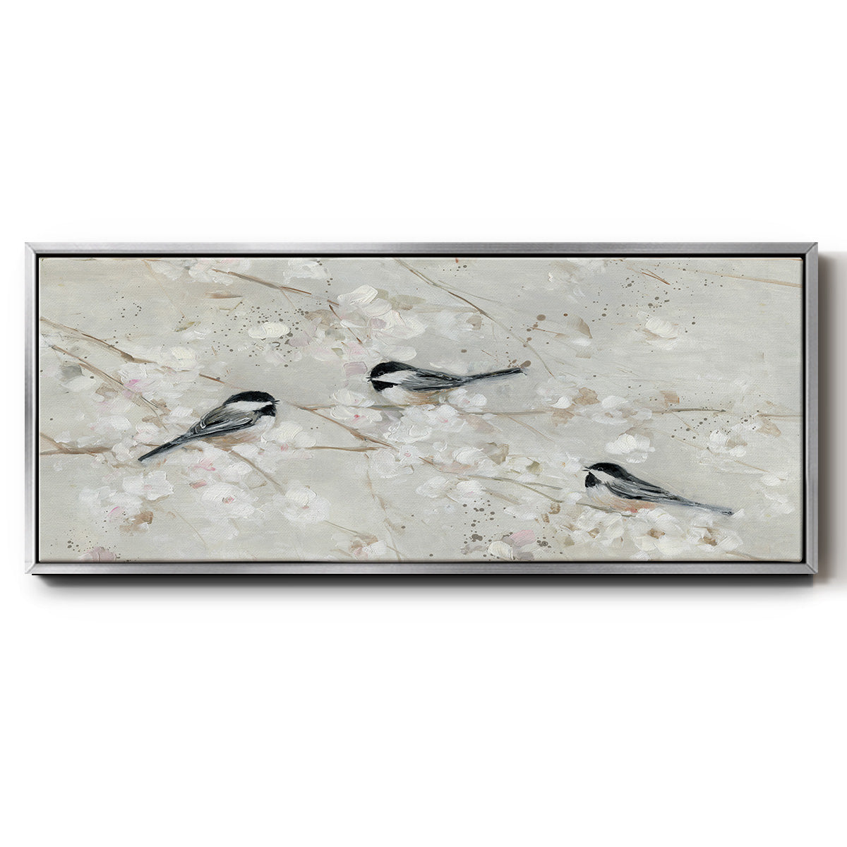 Nature's Confetti II - Floater Framed Canvas Print