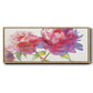 Prize Peonies II - Floater Framed Canvas Print