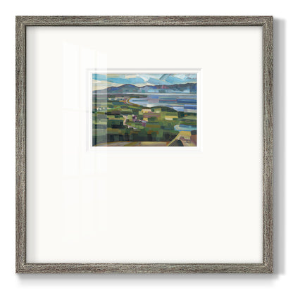 View From Goose Park- Premium Framed Print Double Matboard