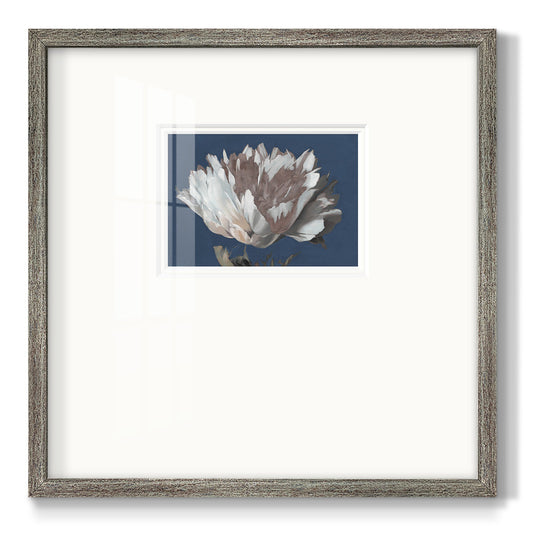 White Peony - Double Matboard Framed Print