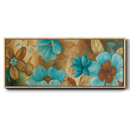 Garden Glow II - Floater Framed Canvas Print