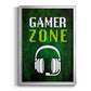 It's Game On IV - Modern Framed Canvas Print