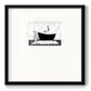 Modern Bath I - Double Matboard Framed Print