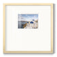 Santorini View Premium Framed Print Double Matboard