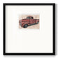 Antique Pickup I Premium Framed Print Double Matboard