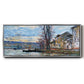 The Seine at Lavacourt, Winter, 1879 - Floater Framed Canvas Print