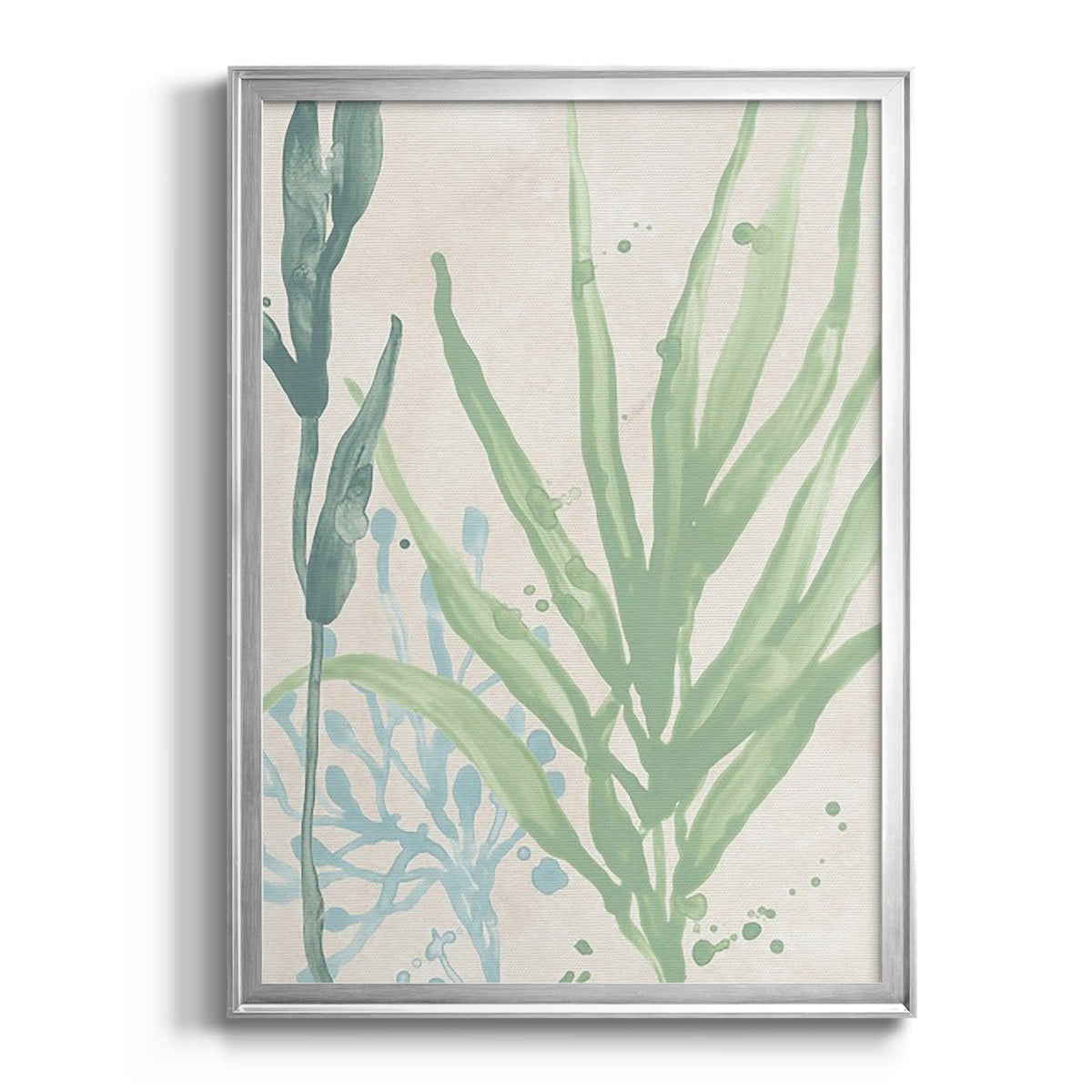 Swaying Seagrass I - Modern Framed Canvas Print