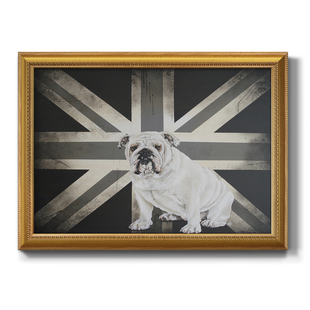 Best of British B&W Premium Framed Canvas- Ready to Hang