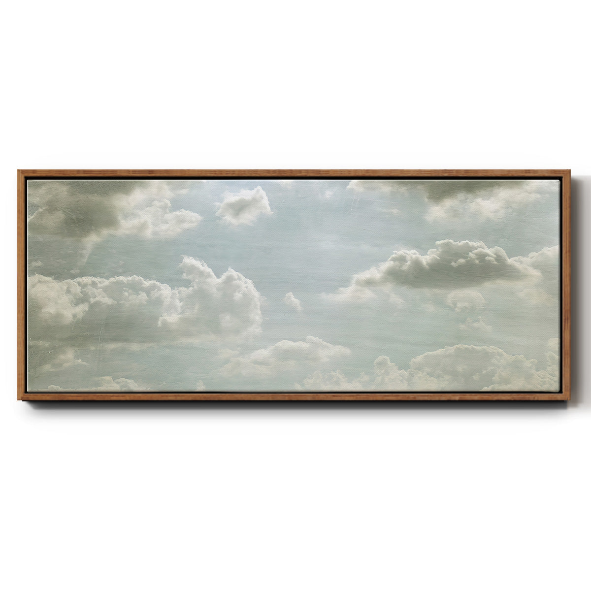 Sky Scrapers III - Floater Framed Canvas Print
