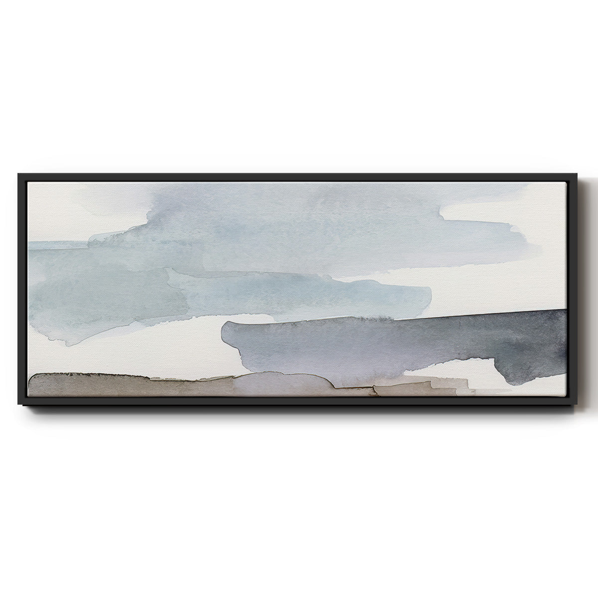 Coastal Tones III - Floater Framed Canvas Print