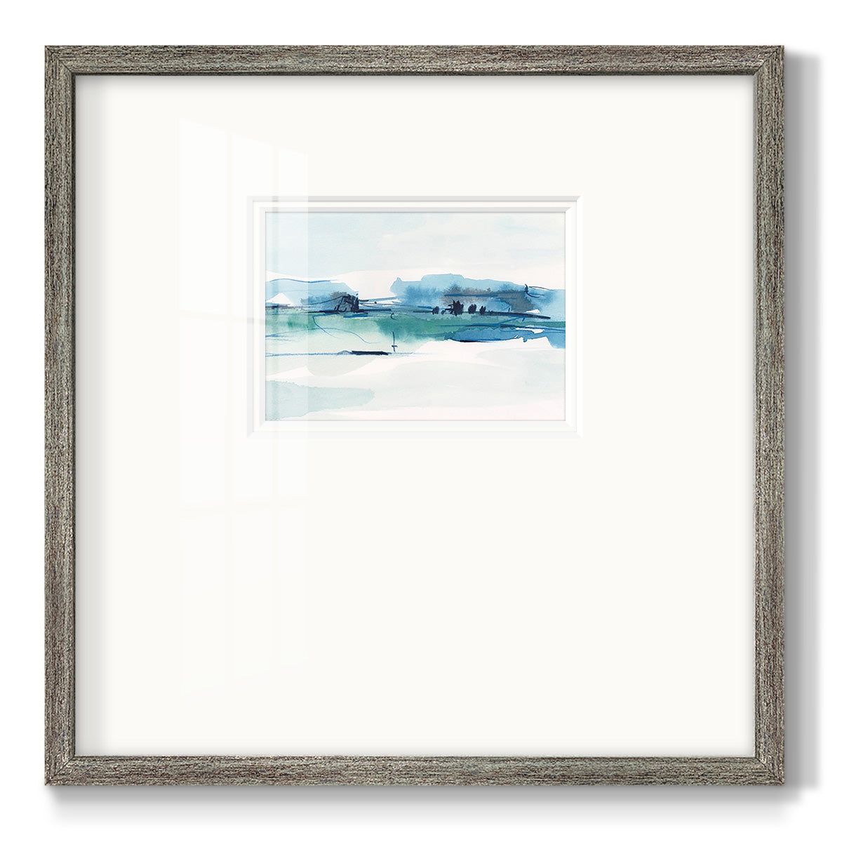 Ultramarine Vista II Premium Framed Print Double Matboard