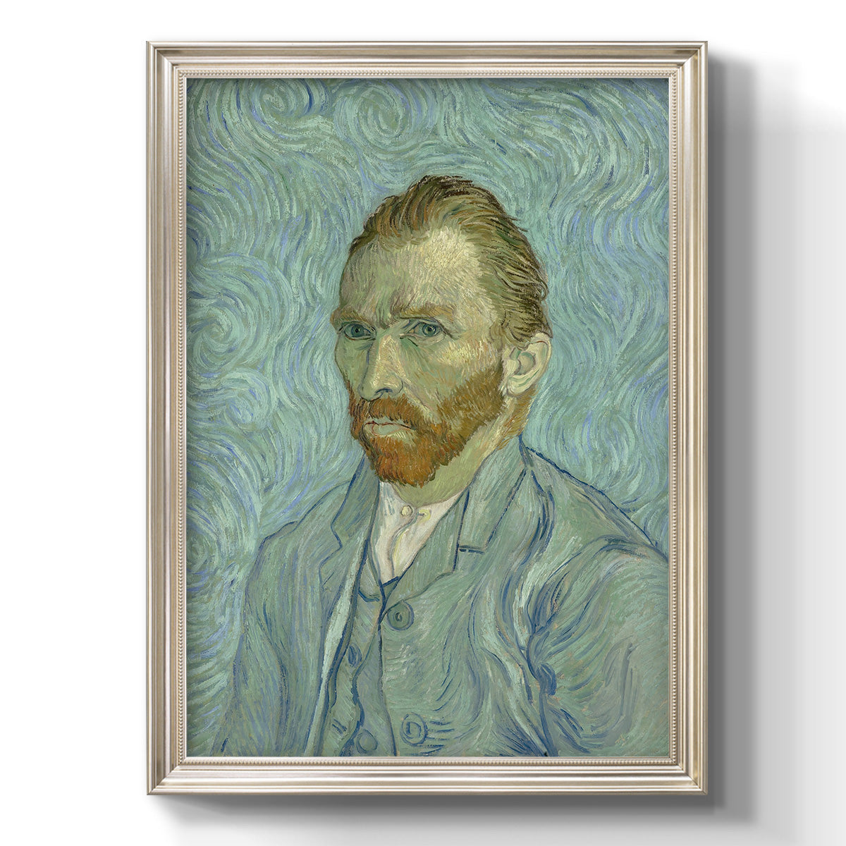 Self-Portrait, 1889 - Ornate Framed Canvas Print