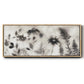 Misty Wildflower Morning - Floater Framed Canvas Print