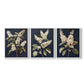 Floral Study Series LII - Restickable Framed Art Set
