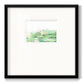 Green Mist Vista II Premium Framed Print Double Matboard