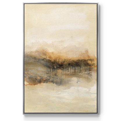 Keeping Secrets I - Floater Framed Canvas Print