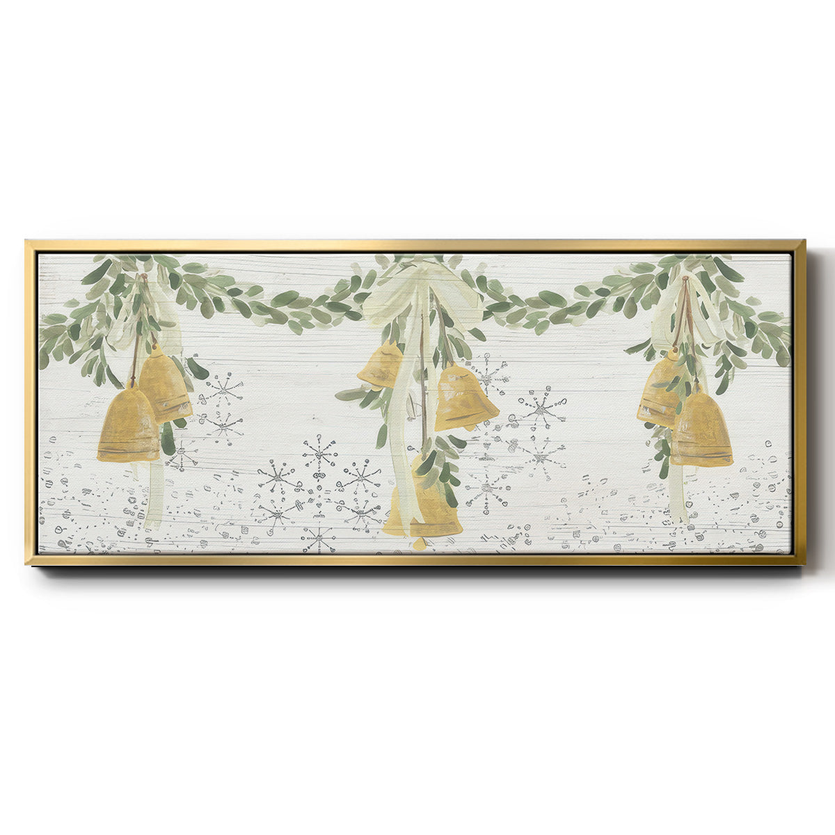 Holiday Bells - Floater Framed Canvas Print