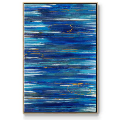 Waterworld - Floater Framed Canvas Print