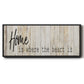 Home - Floater Framed Canvas Print